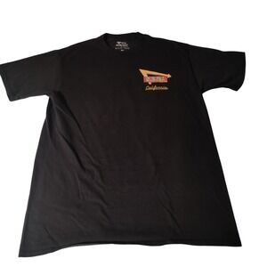IN-N-OUT Burgers T-Shirt Adult M Black California Classic Cars Graphic